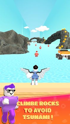 Run Friends: Avoid the Tsunami - Screenshot 3