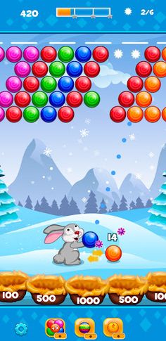 Bubble Shooter Bunny Game - Screenshot 4