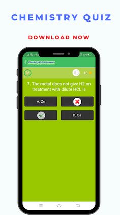 Chemistry Quiz Answers - Screenshot 2
