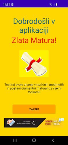 Zlata Matura - Screenshot 1