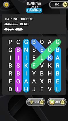 Word Search: Indonesian Guess - Screenshot 1