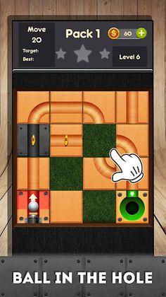 Rolling ball - slide puzzle - Screenshot 3