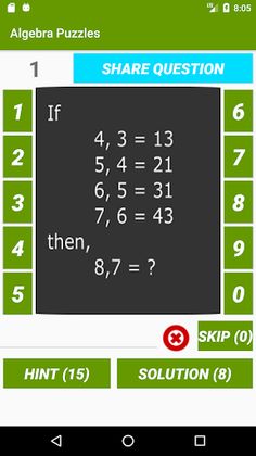 Algebra Puzzles - Screenshot 4