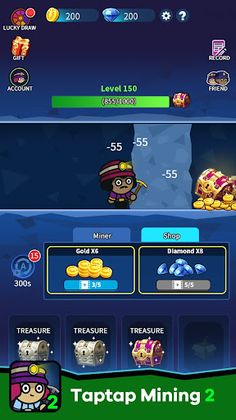 Taptap Mining2 - Screenshot 2
