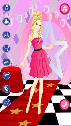 superstar dress up and makeup - Screenshot 2