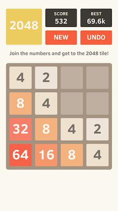2048 by Gabriele Cirulli - Screenshot 1