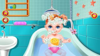 Babysitter feeding and playing - Screenshot 2