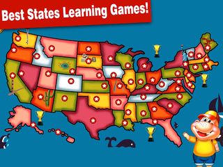 Leaning 50 States & Capitals - Screenshot 1