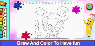 mommy long legs coloring book - Screenshot 3