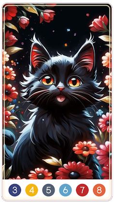 Cat Paint by Number - Screenshot 2