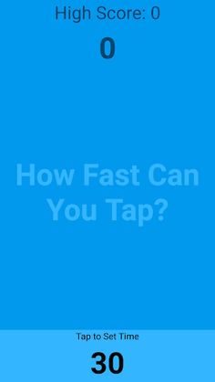 How Fast Can You Tap? - Screenshot 1