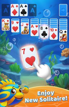 Tiny fish solitaire - Klondike - Screenshot 1