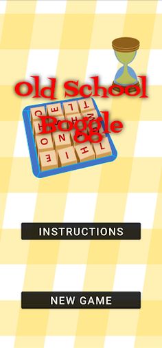 Old School Boggle - Screenshot 1