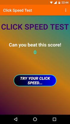 Click Speed Test - Screenshot 1