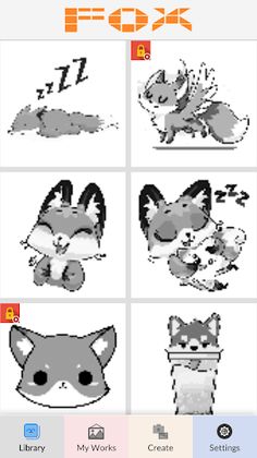 Fox Coloring Book Art - Screenshot 2