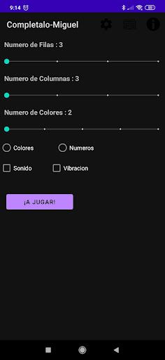 Juego Completalo Miguel - Screenshot 1