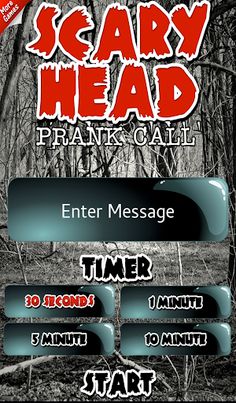 Scary Head Prank Call - Screenshot 1