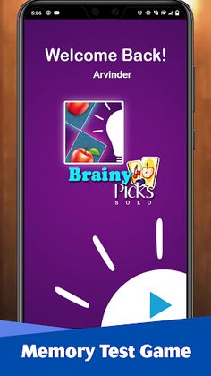 Brainy Picks : Memory Game - Screenshot 1