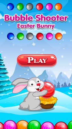 Bubble Shooter Easter Bunny - Screenshot 1