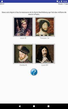 Quizz rois de France et présid - Screenshot 2