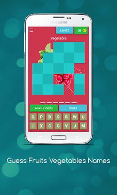 Guess Fruits Vegetables Names - Screenshot 3