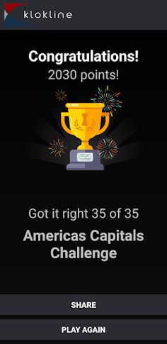 35 Americas Capitals Challenge - Screenshot 4