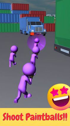 Paintball Shooter-Crowd Master - Screenshot 1
