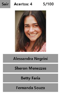 Quiz Atrizes Brasileiras - Screenshot 2