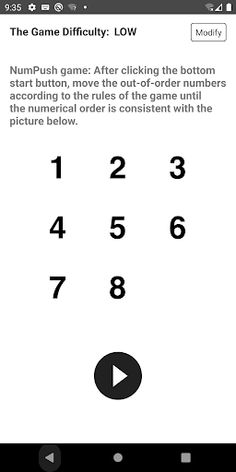 Num Push - Screenshot 1