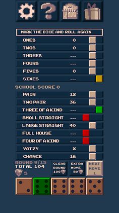 No More Yatzy - Screenshot 2