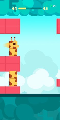 Flying Giraffe or Tap Bird 3D - Screenshot 4