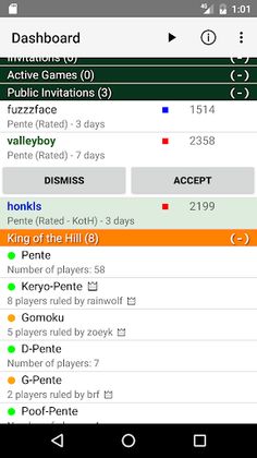 Pente Live - Screenshot 1