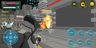 Polygon Cyber Shooting Games - Screenshot 1