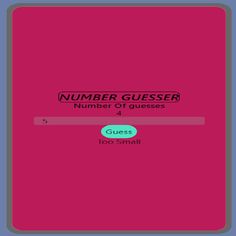 Number Guesser - Screenshot 1