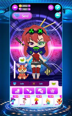 Cyberpunk Doll Dress Up Games - Screenshot 4