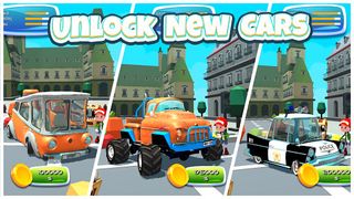 Traffic Cars & Fruits - Screenshot 1
