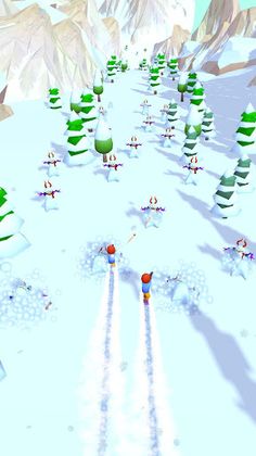 Dual Ski Rush - Screenshot 4