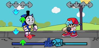 FNFvs Tonic thomas skin Mod - Screenshot 2