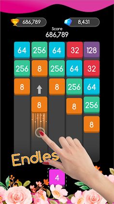 X2 Number : 2048 Puzzle Games - Screenshot 2