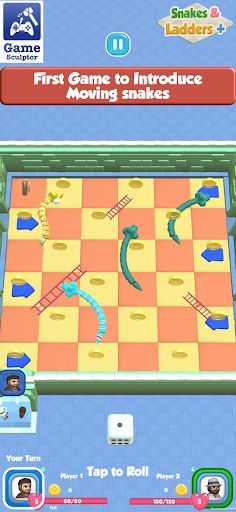 Snakes and Ladders Plus - Free - Screenshot 1