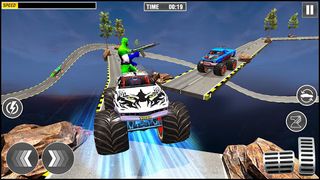 Superheroes Hill Race Car Game - Screenshot 1