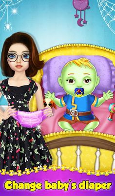 Halloween Baby Daycare Game - Screenshot 1