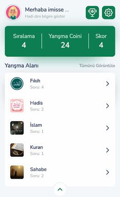 İslami Bilgi Yarışması - Screenshot 1