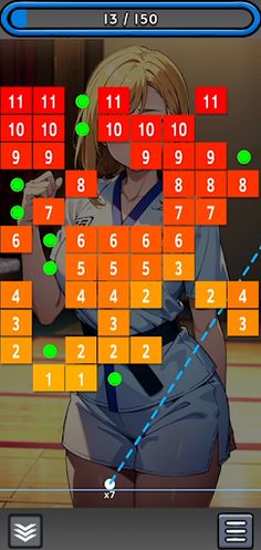 Brick Breaker Girls - Screenshot 2