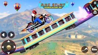 Bike Stunt 3D Simulator Games - Screenshot 1