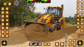 Snow Excavator Game - JCB Game - Screenshot 1
