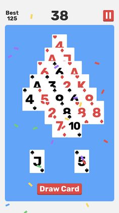 Endless Pyramid Solitaire Card - Screenshot 2