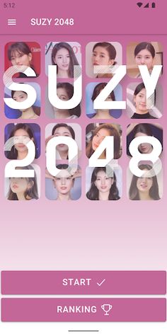 SUZY(수지) 2048 Game - Screenshot 1