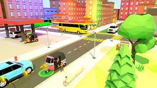 Tuk Tuk Rickshaw: 3D Game - Screenshot 3