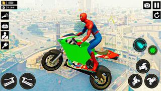 Superhero Tricky Bike Stunt 3D - Screenshot 3